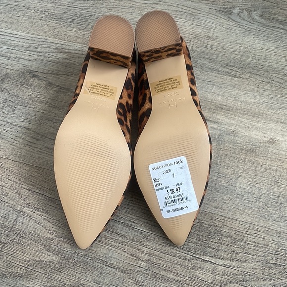 Leopard Print Heels sz 7 - Picture 3 of 10